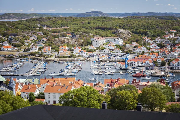 Marstrand seaside resort hamn — Stockfoto