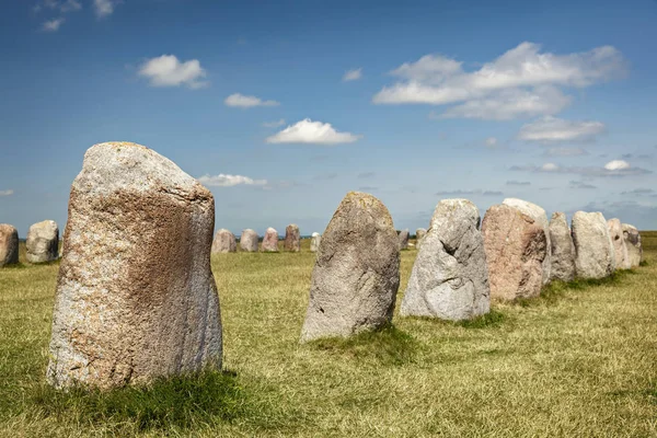 Ale standing stones Sweden — Stock Photo, Image