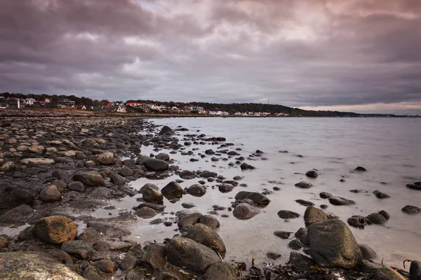 Náladová beach den — Stock fotografie