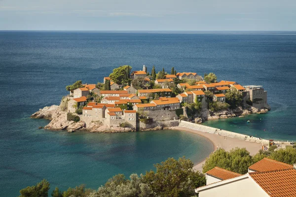 Sveti stefan ö — Stockfoto