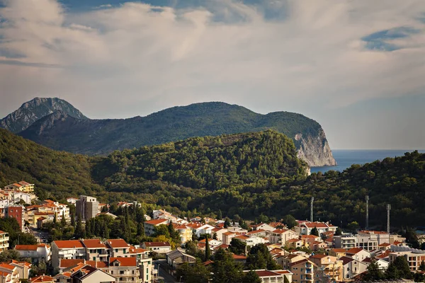 Petrovac Montenegro hills — Stockfoto