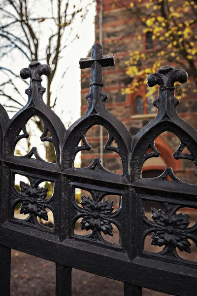 鋳鉄教会ゲート — ストック写真