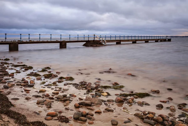 Domsten pier Svédország — Stock Fotó