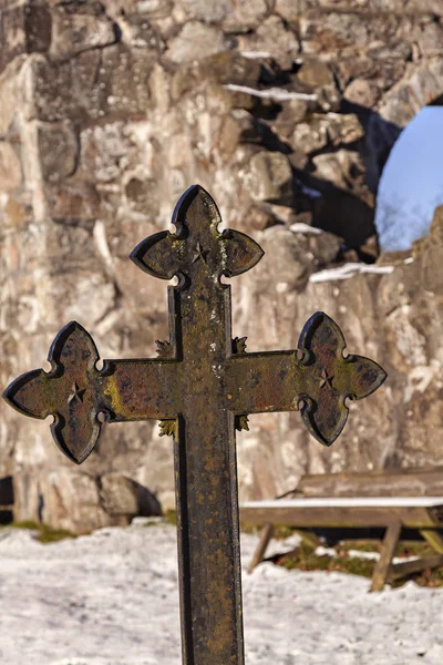 Rya marcador sepultura capela — Fotografia de Stock