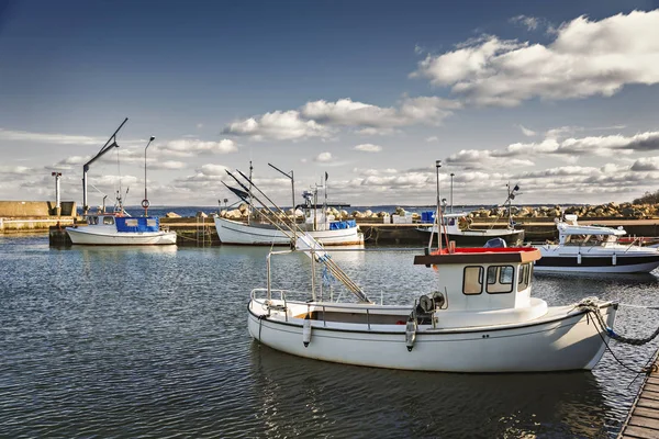 Svanshall harbour Sweden — Stock Photo, Image