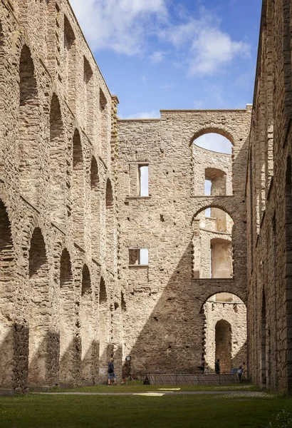 A fortificação de Borgholm permanece — Fotografia de Stock