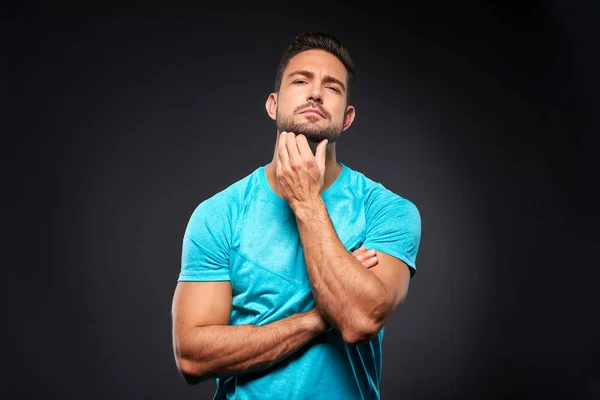 Un joven deportista — Foto de Stock