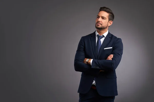 Confident elegant young man — Stock Photo, Image