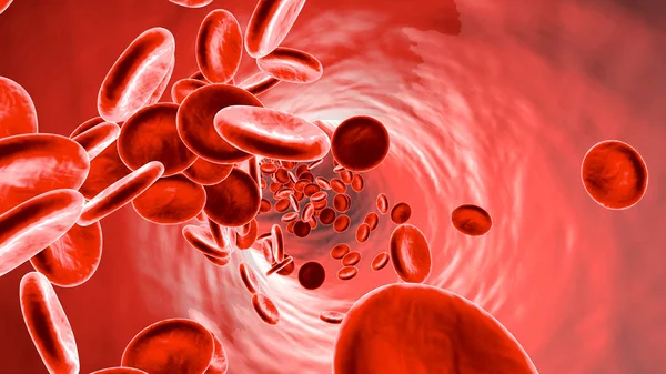 Un torrente sanguíneo — Foto de Stock