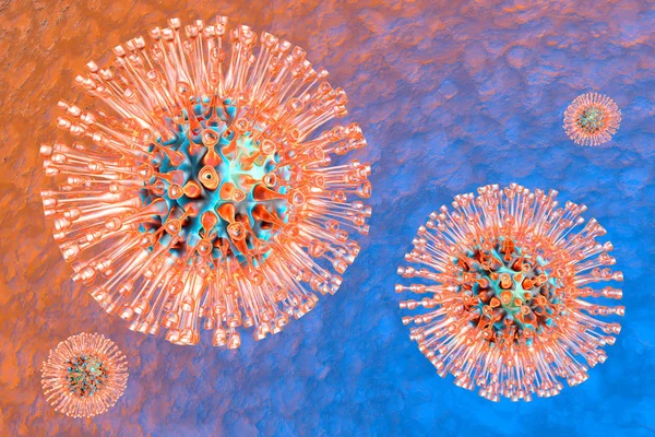 疱疹病毒 — 图库照片