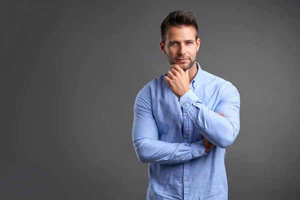 Confident young man — Stock Photo, Image