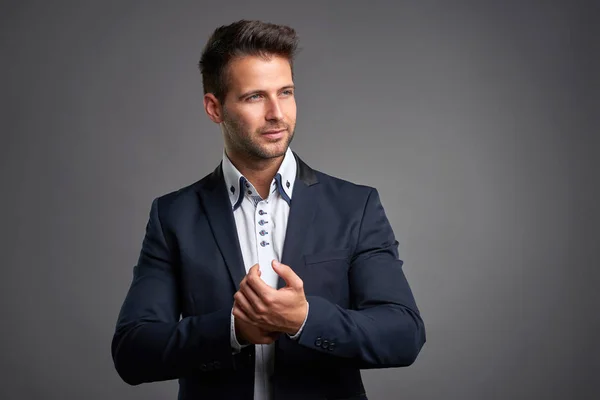 Confident elegant young man — Stock Photo, Image