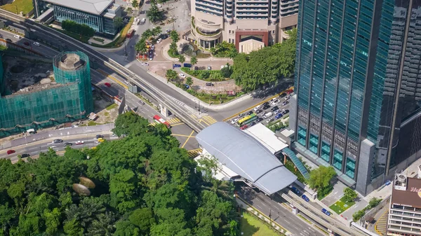 Luftaufnahme von Kuala Lumpur — Stockfoto