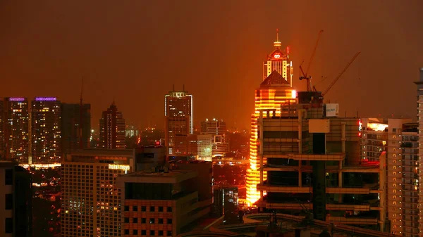 Éjszaka a város Kuala Lumpur — Stock Fotó