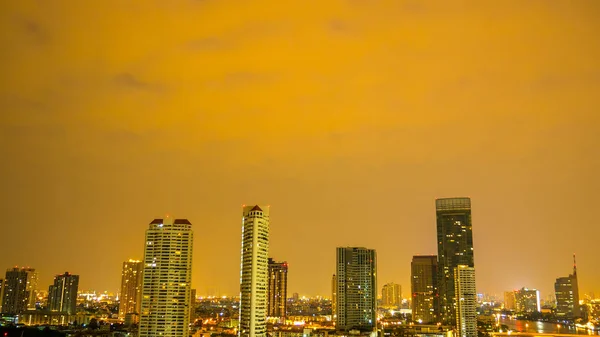 Skyline of Bangkok at Night — Stock Photo, Image