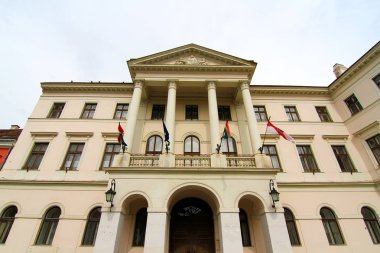 Historic architecture in Sopron clipart