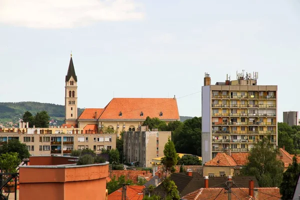 Cityscape i Keszthely – stockfoto