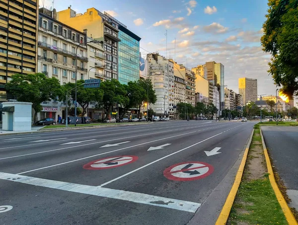 Buenos Aires Argentina Januari Visa Den Berömda Avenyn Juni Känd — Stockfoto