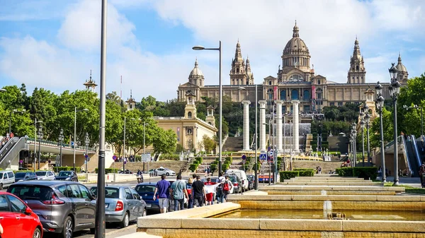 Національний палац у Барселоні. — стокове фото