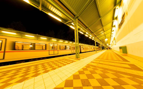 Uitzicht op een metrostation in Wenen — Stockfoto