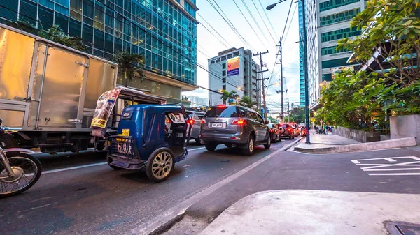 Straßenszene in Manila, Philippinen — Stockfoto