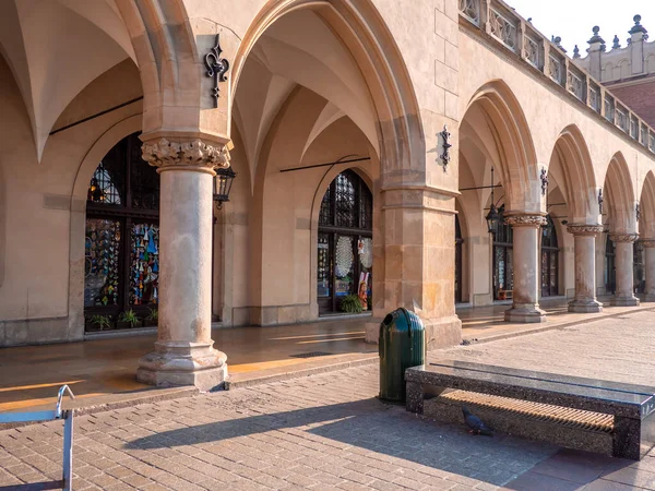 Gatuscenen under vintern i Krakow i Polen — Stockfoto