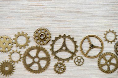 teknolojik altyapı ile metal Dişliler ve cogwheels