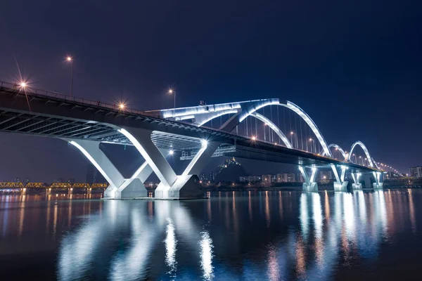 The bridges in modern city — Stock Photo, Image