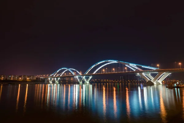 The bridges in modern city — Stock Photo, Image