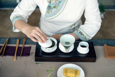 Çin çay töreni kapalı