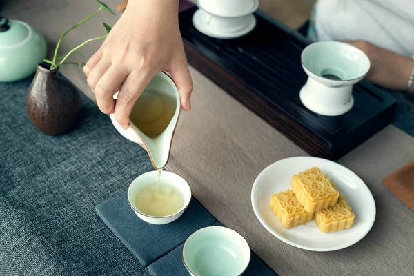 La cérémonie du thé chinoise — Photo