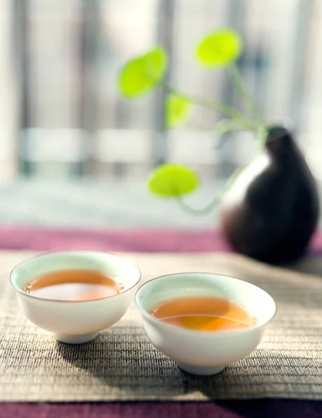 The Chinese tea ceremony indoors Stock Picture