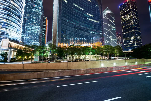 Light trails at night — Stock Photo, Image