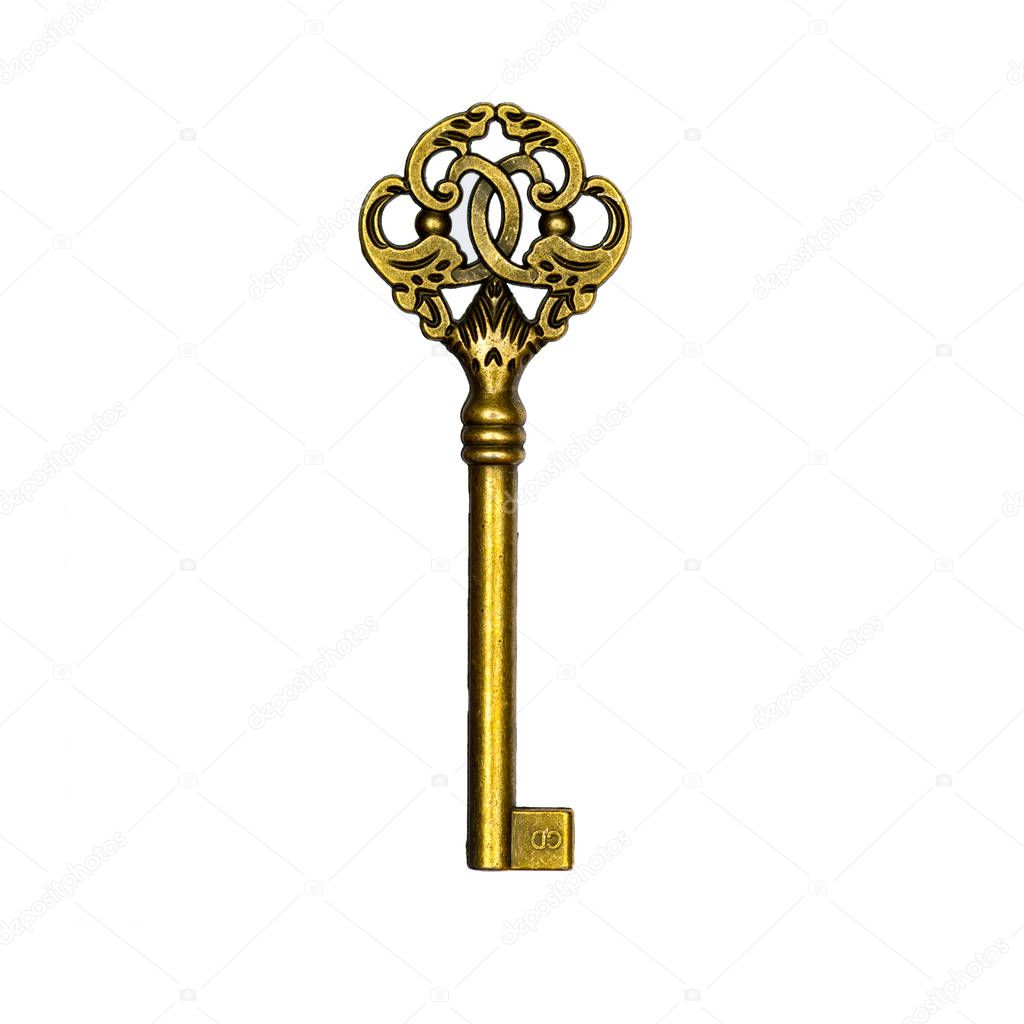 Key isolated on a white background