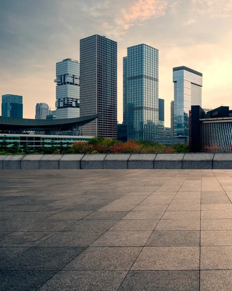 Empty brick road — Stock Photo, Image