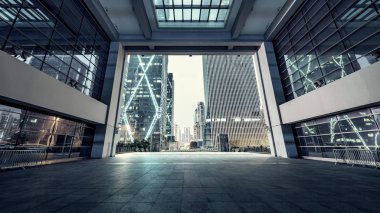 Geceleri kentsel trafik