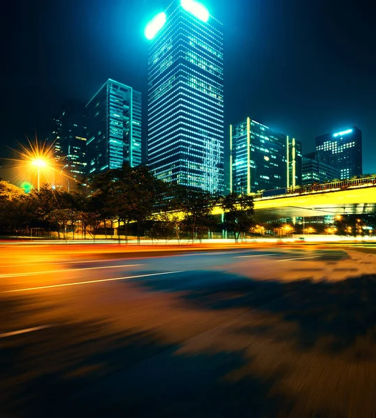 urban traffic at night