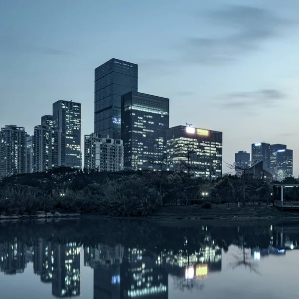 La ciudad de Shenzhen, china — Foto de Stock