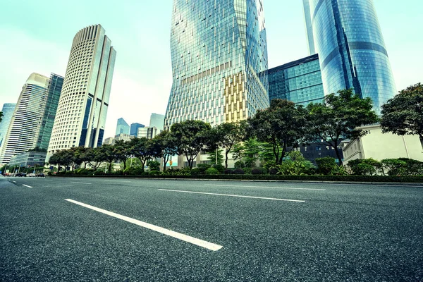 Traffico di Guangzhou di notte — Foto Stock