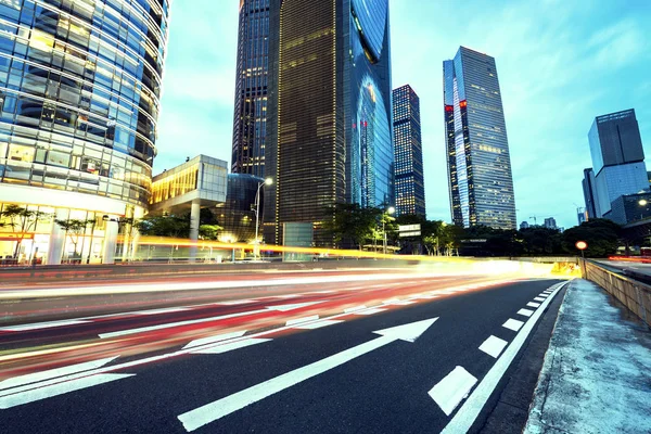 Light trails at night — Stock Photo, Image