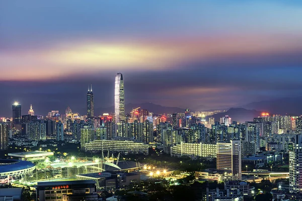 Shenzhen at night — Stock Photo, Image