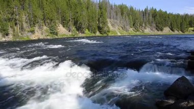 Lehardys rapids Yellowstone Nehri üzerinde