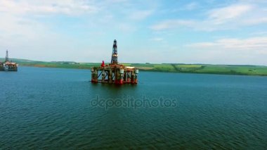 İskoçya'da petrol platformu