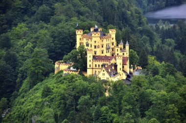 Castle Hohenschwangau görünümünü