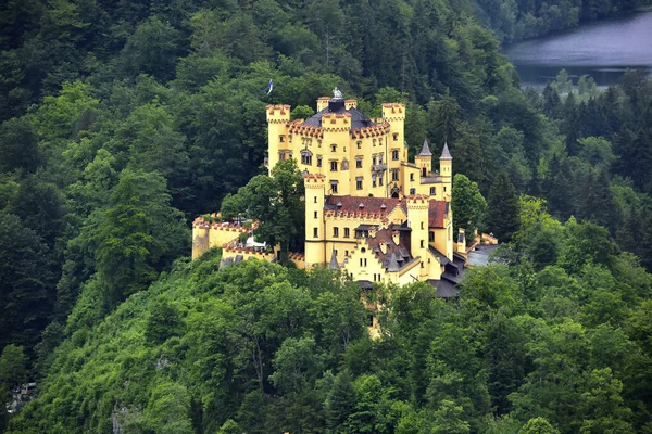 Vista del Castillo Hohenschwangau — Foto de Stock