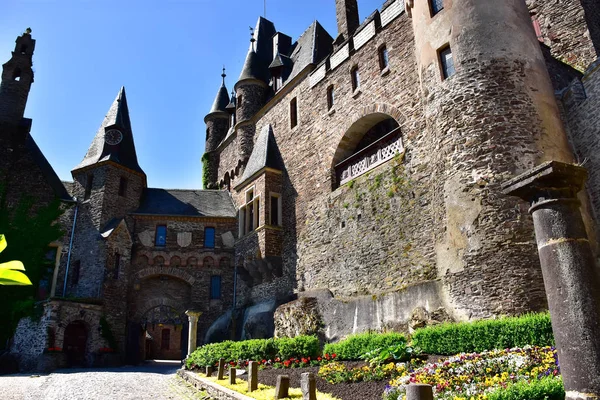 Innenhof auf der Burg Reichsburg — Stockfoto