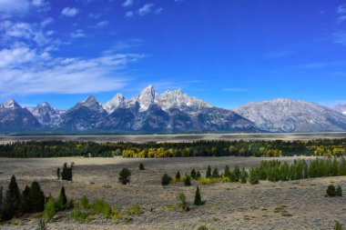 Büyük Tetonların Görünümü.