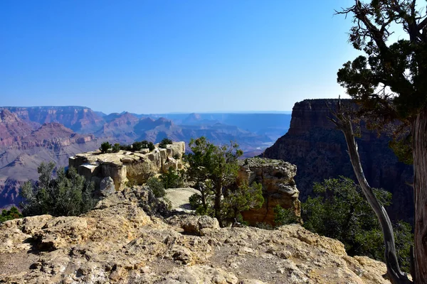 Uitzicht Zuidelijke Rand Van Grand Canyon Arizona — Stockfoto