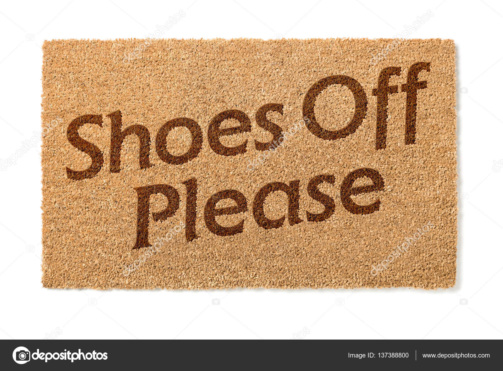 Shoes off Doormat, Shoes off Door Mat, Shoes off Mat, Shoes off