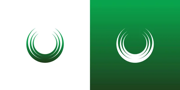 Símbolo do ícone do logotipo do círculo abstrato —  Vetores de Stock